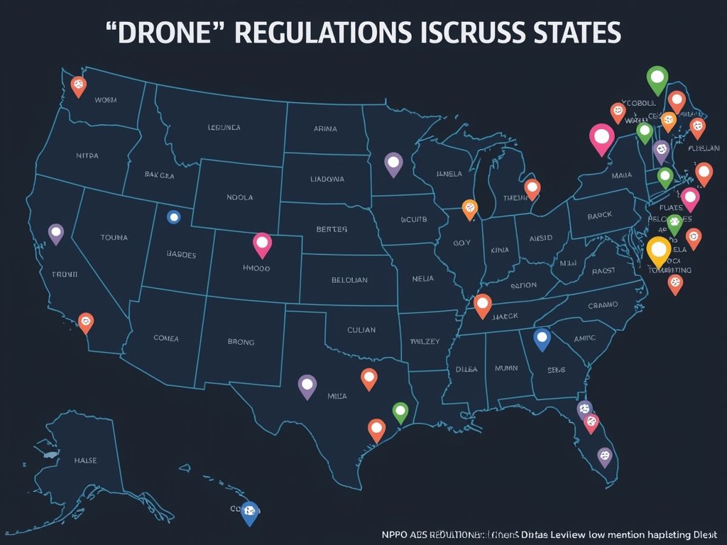 A map of the United States with different colored pins