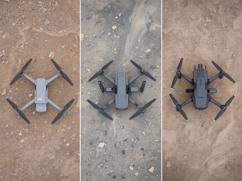 A side-by-side comparison of three top mining inspection drones (DJI